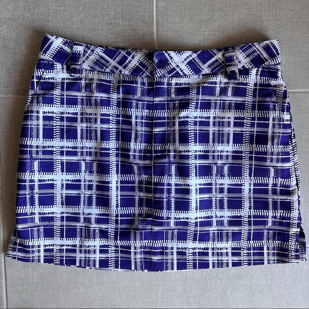 Purple and White Under Armour Golf Skort Sz 12